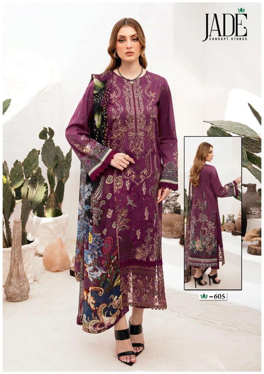 JADE CRIMSON EXCLUSIVE HEAVY LAWN COLLECTION VOL 6 READY MADE COLLECTION