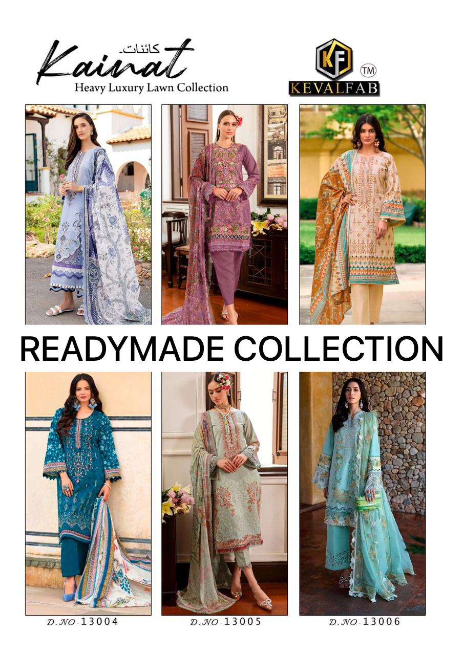 KEVAL FAB KAINAT VOL 13 READY MADE COLLECTION