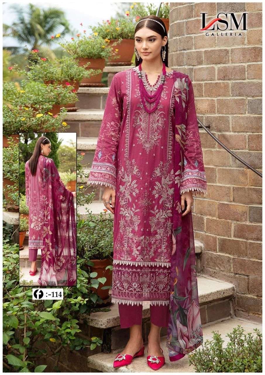 LSM GALLERIA FIRDOUS QUEEN LAWN VOL 11 READY MADE COLLECTION