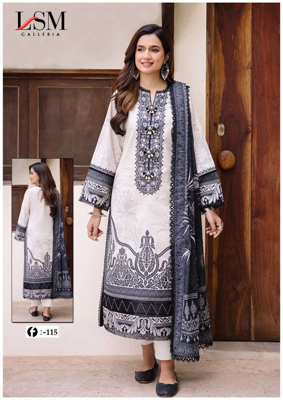 LSM GALLERIA FIRDOUS QUEEN LAWN VOL 11 READY MADE COLLECTION