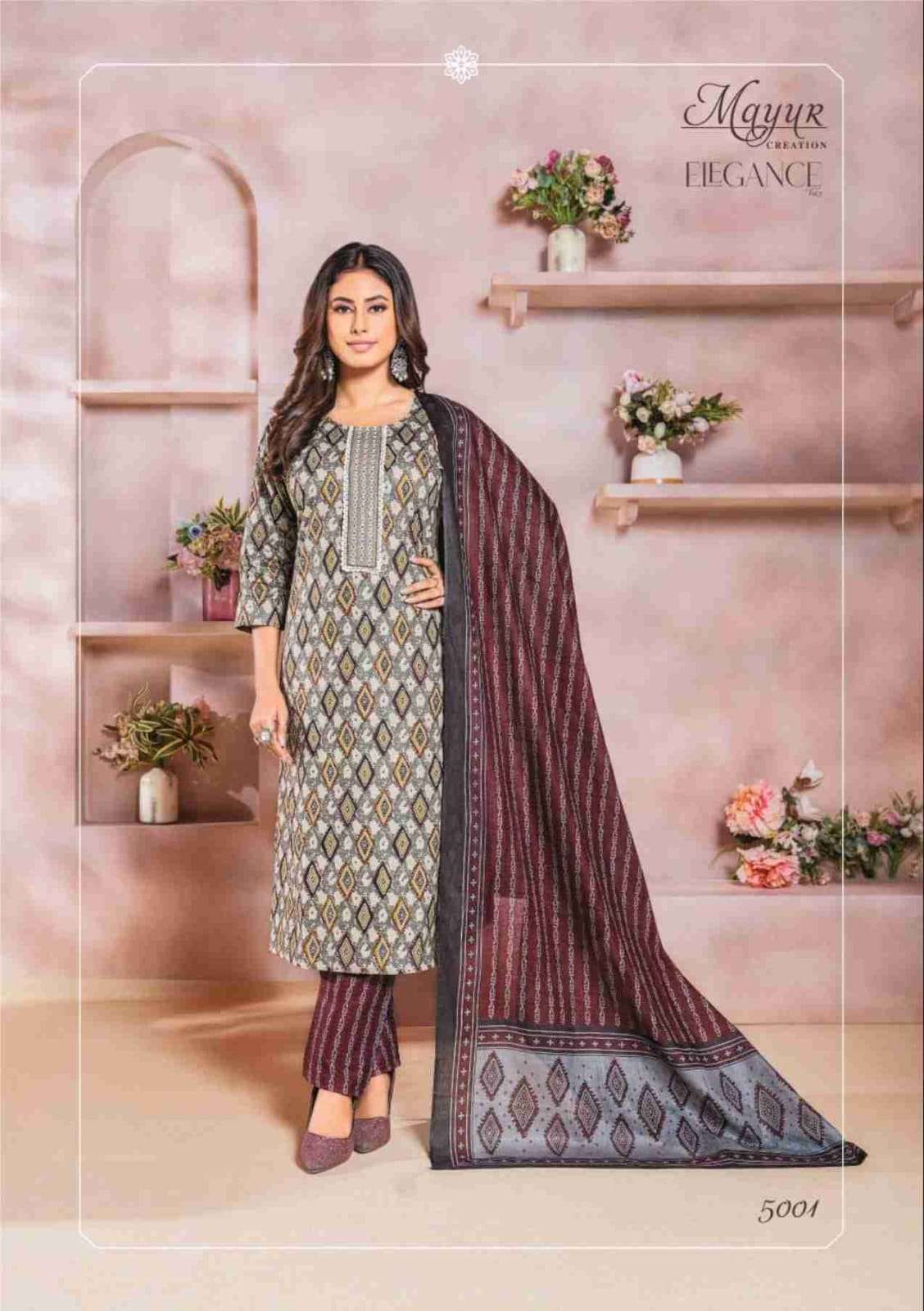 MAYUR CREATION ELEGANCE VOL 5 STITCHED COLLECTION