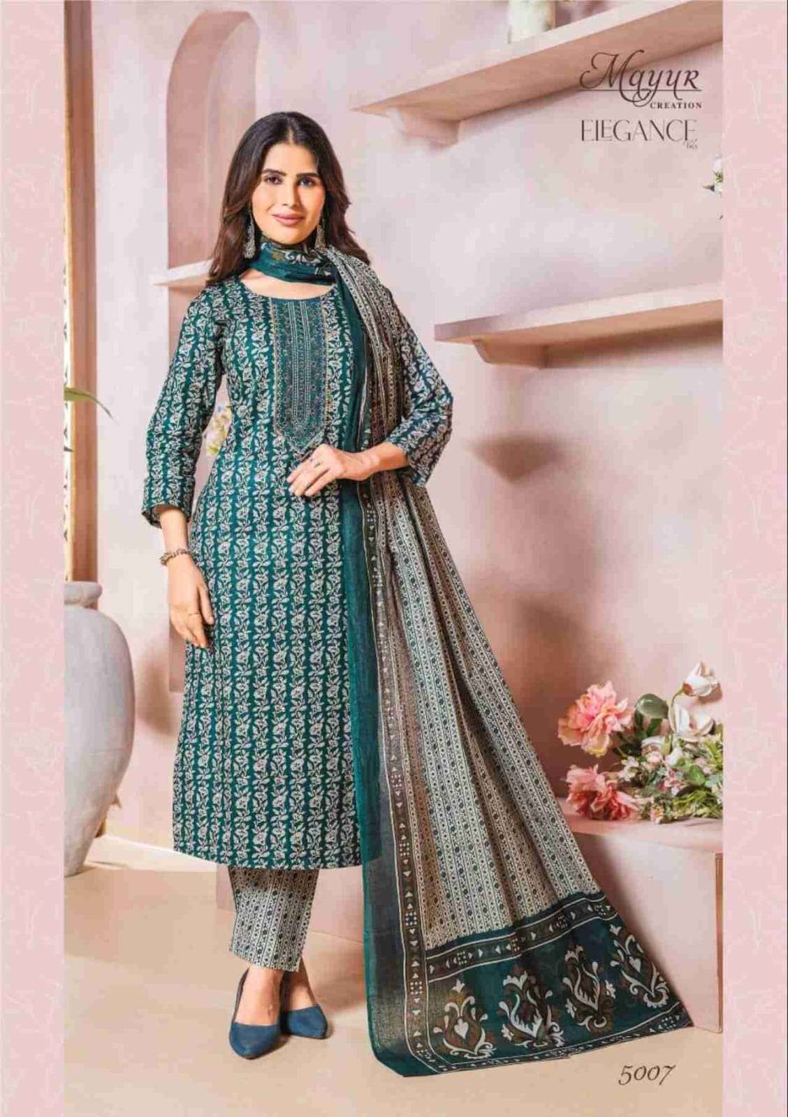 MAYUR CREATION ELEGANCE VOL 5 STITCHED COLLECTION