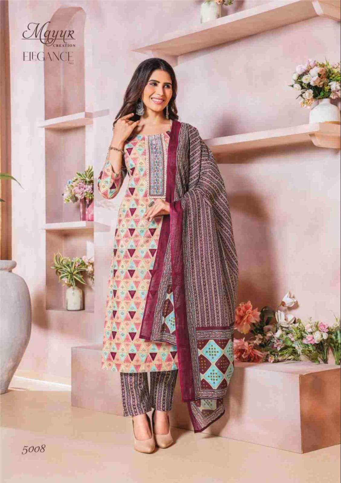 MAYUR CREATION ELEGANCE VOL 5 STITCHED COLLECTION