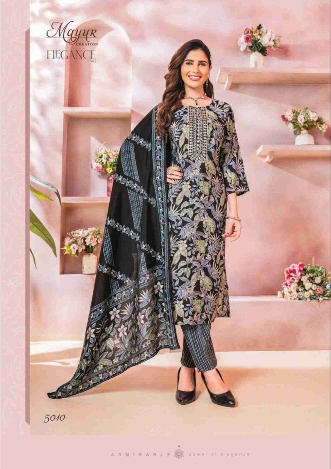 MAYUR CREATION ELEGANCE VOL 5 STITCHED COLLECTION