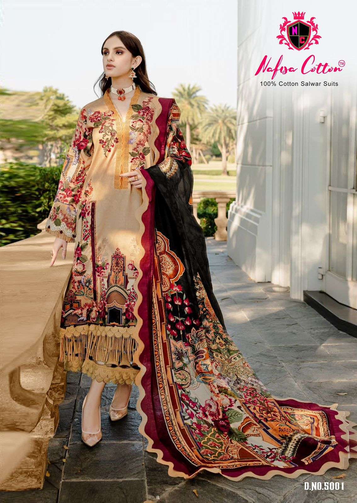 NAFISA COTTON MAHERA KARACHI SUITS VOL 5