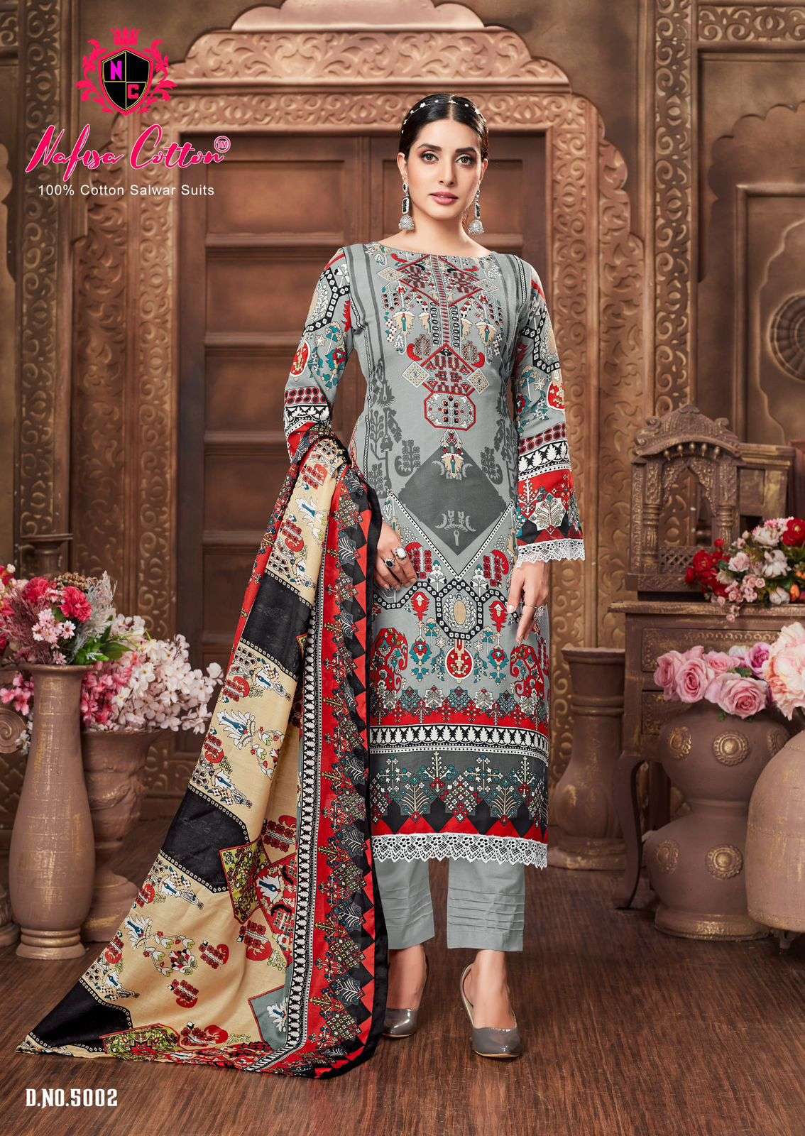 NAFISA COTTON MAHERA KARACHI SUITS VOL 5