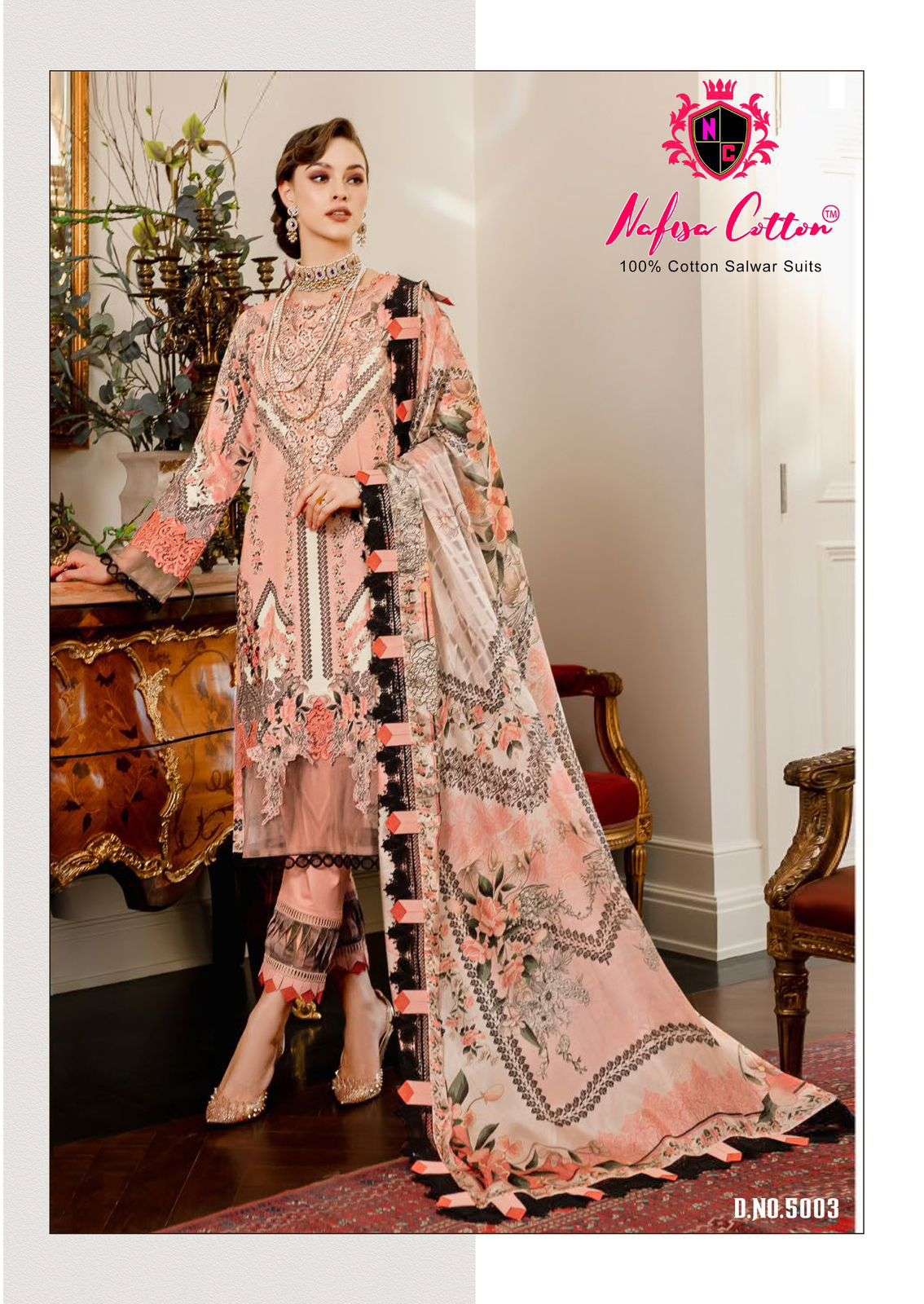 NAFISA COTTON MAHERA KARACHI SUITS VOL 5