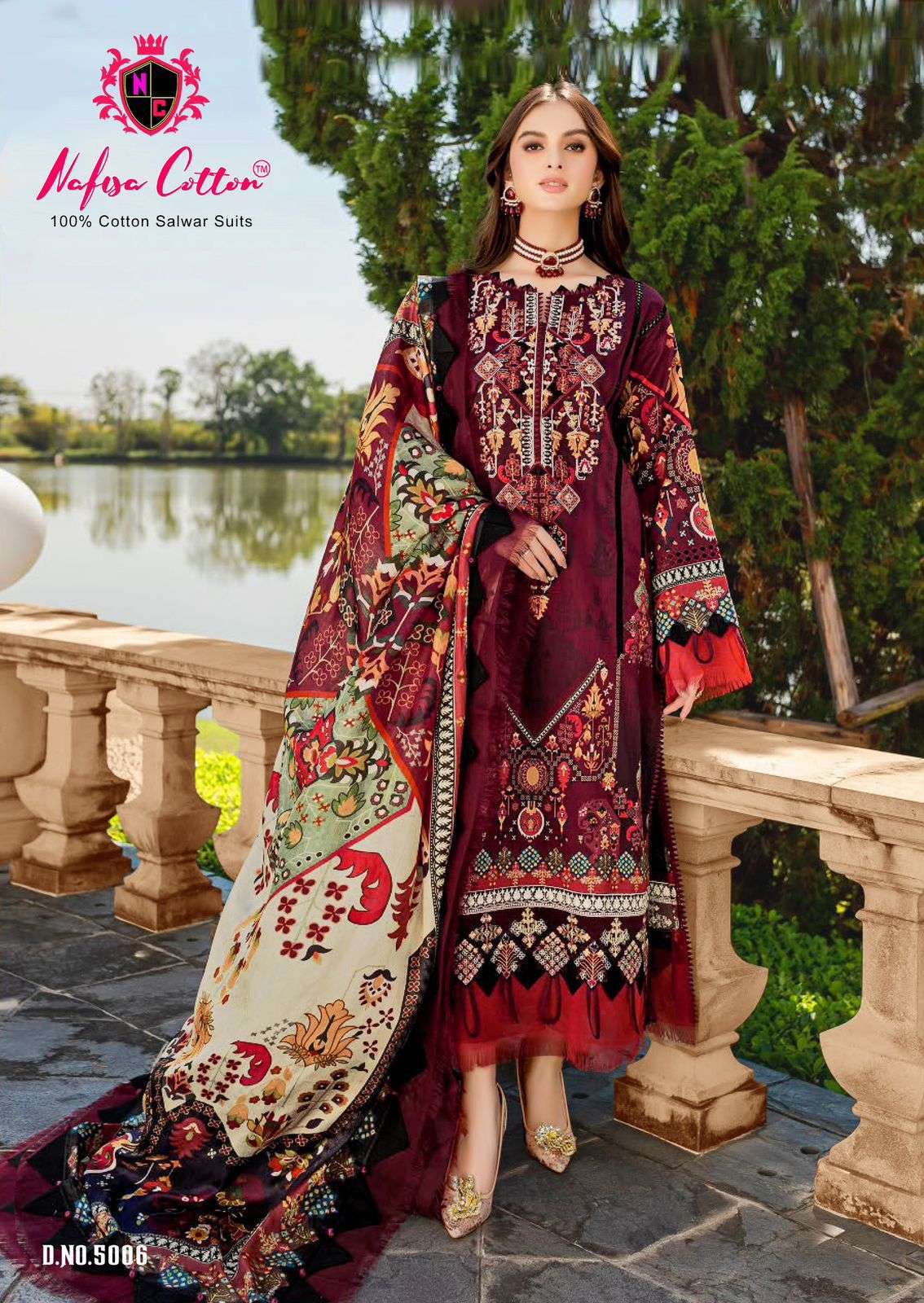 NAFISA COTTON MAHERA KARACHI SUITS VOL 5