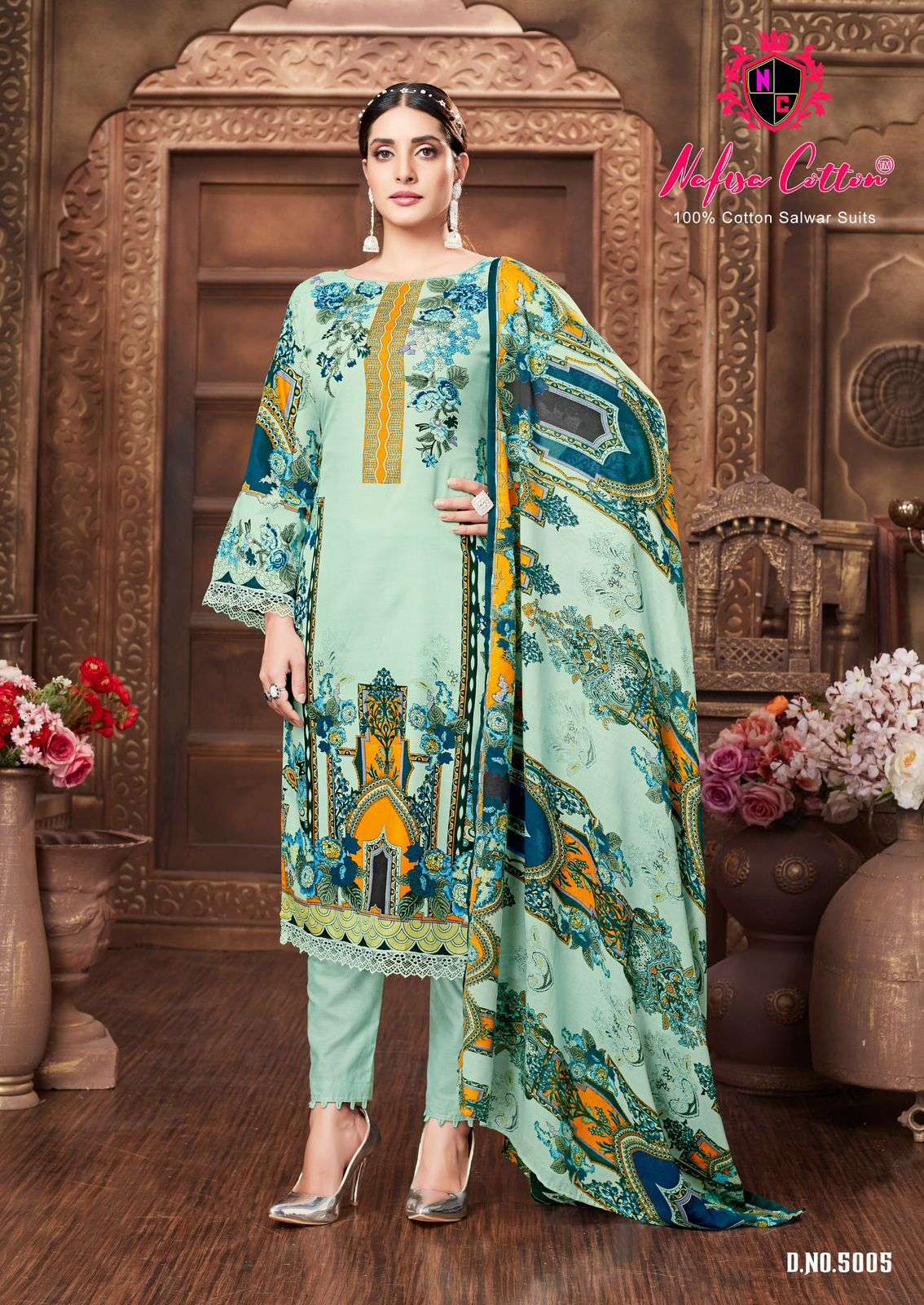 NAFISA COTTON MAHERA KARACHI SUITS VOL 5