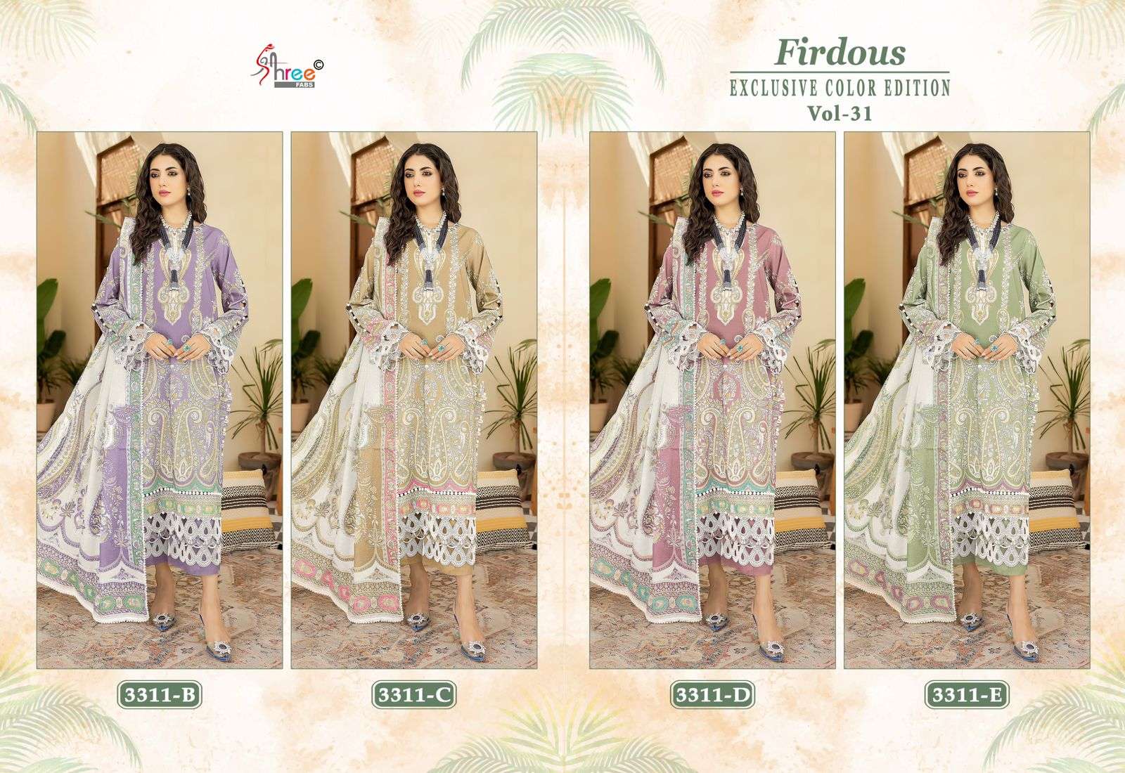 SHREE FABS FIRDOUS EXCLUSIVE COLOR EDITION VOL 31