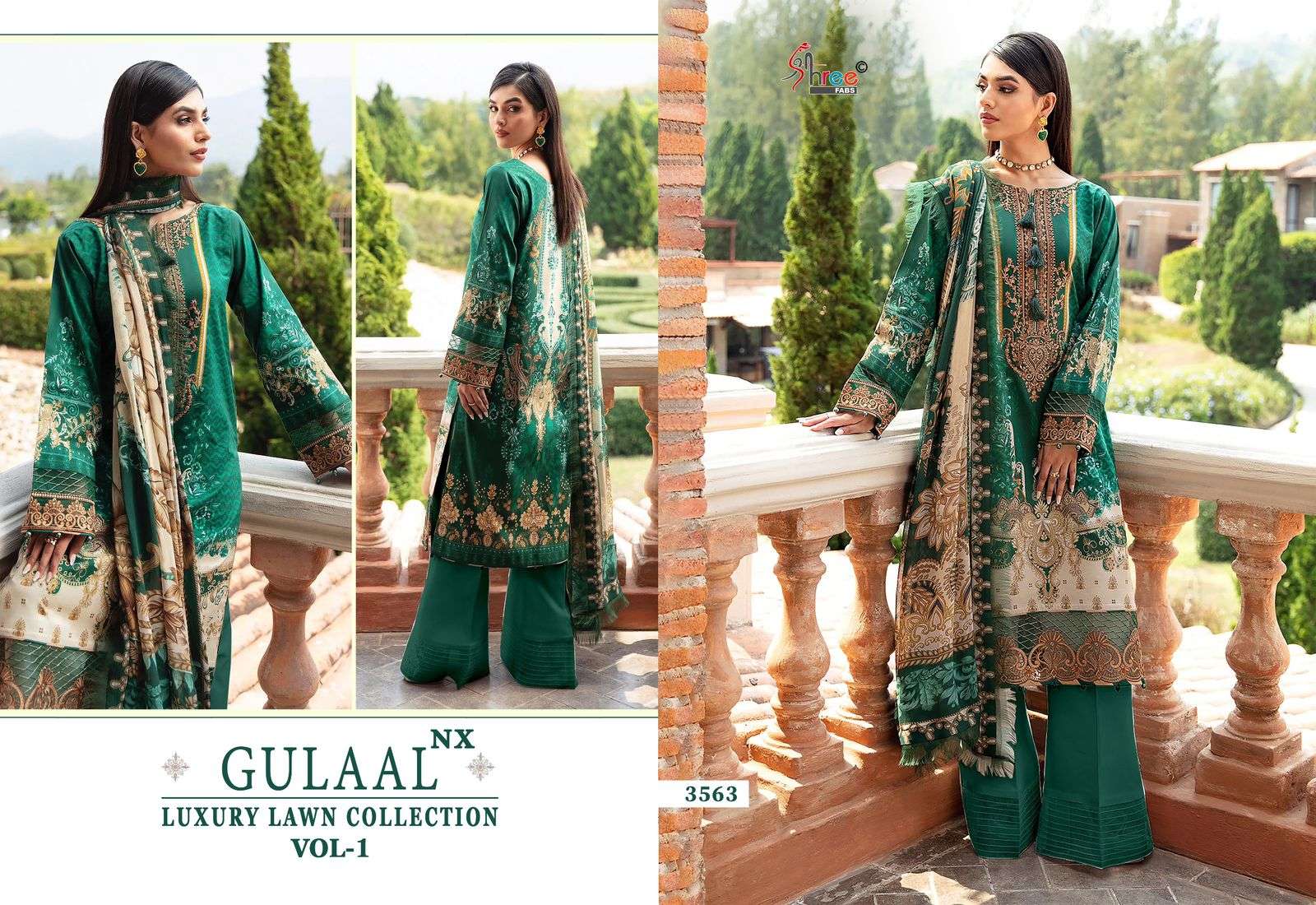 SHREE FABS GULAAL LUXURY LAWN COLLECTION VOL 1 NX 