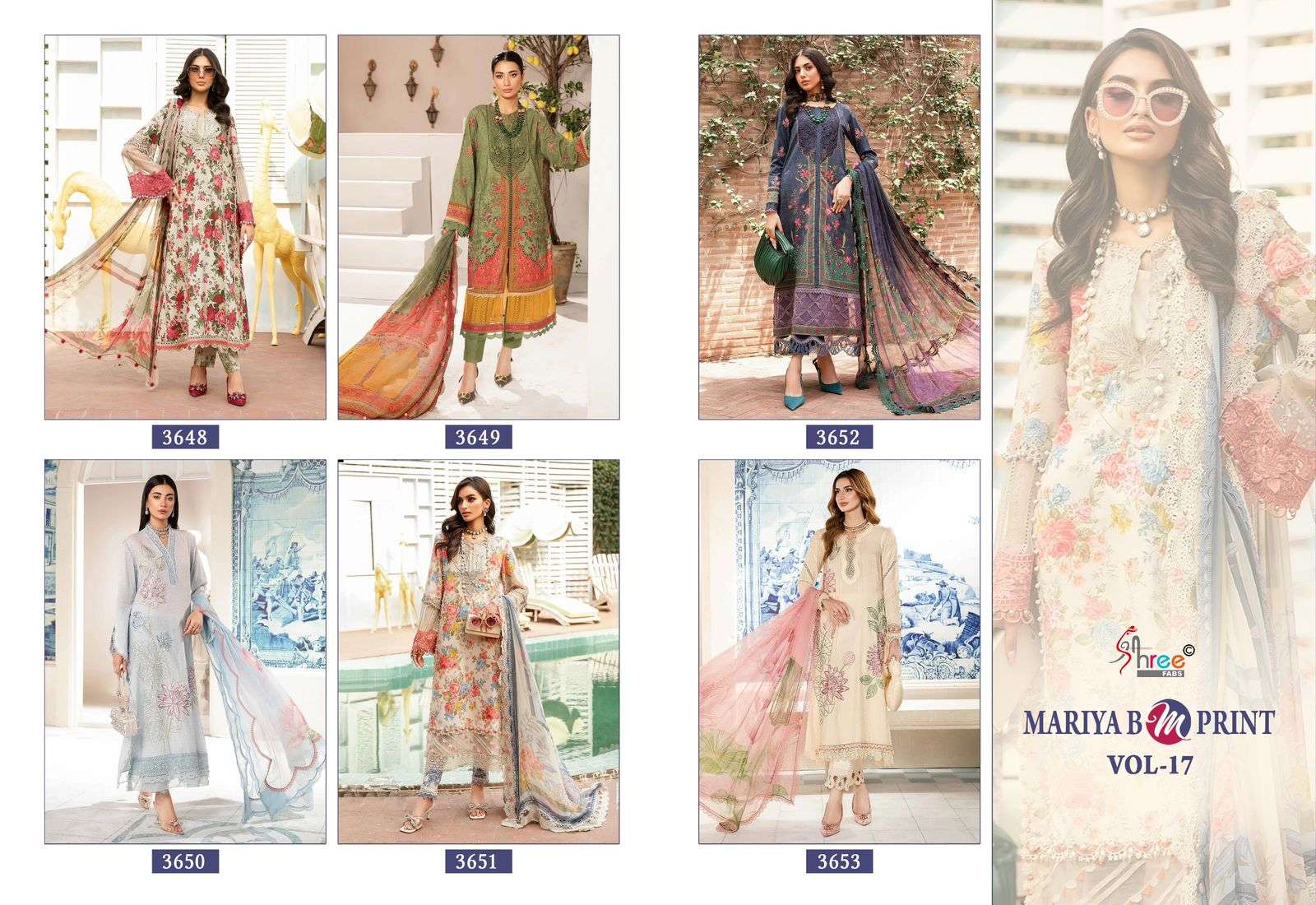 SHREE FABS MARIYA B M PRINT VOL 17