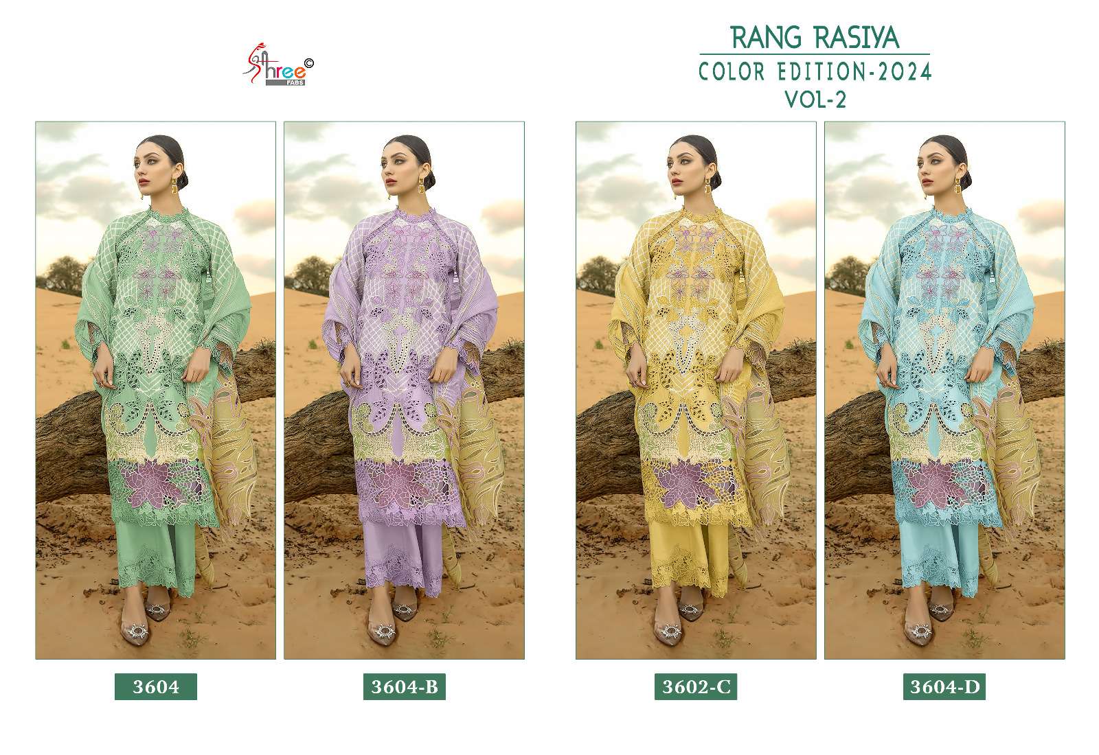 SHREE FABS RANG RASIYA COLOR EDITION 24 VOL 2 