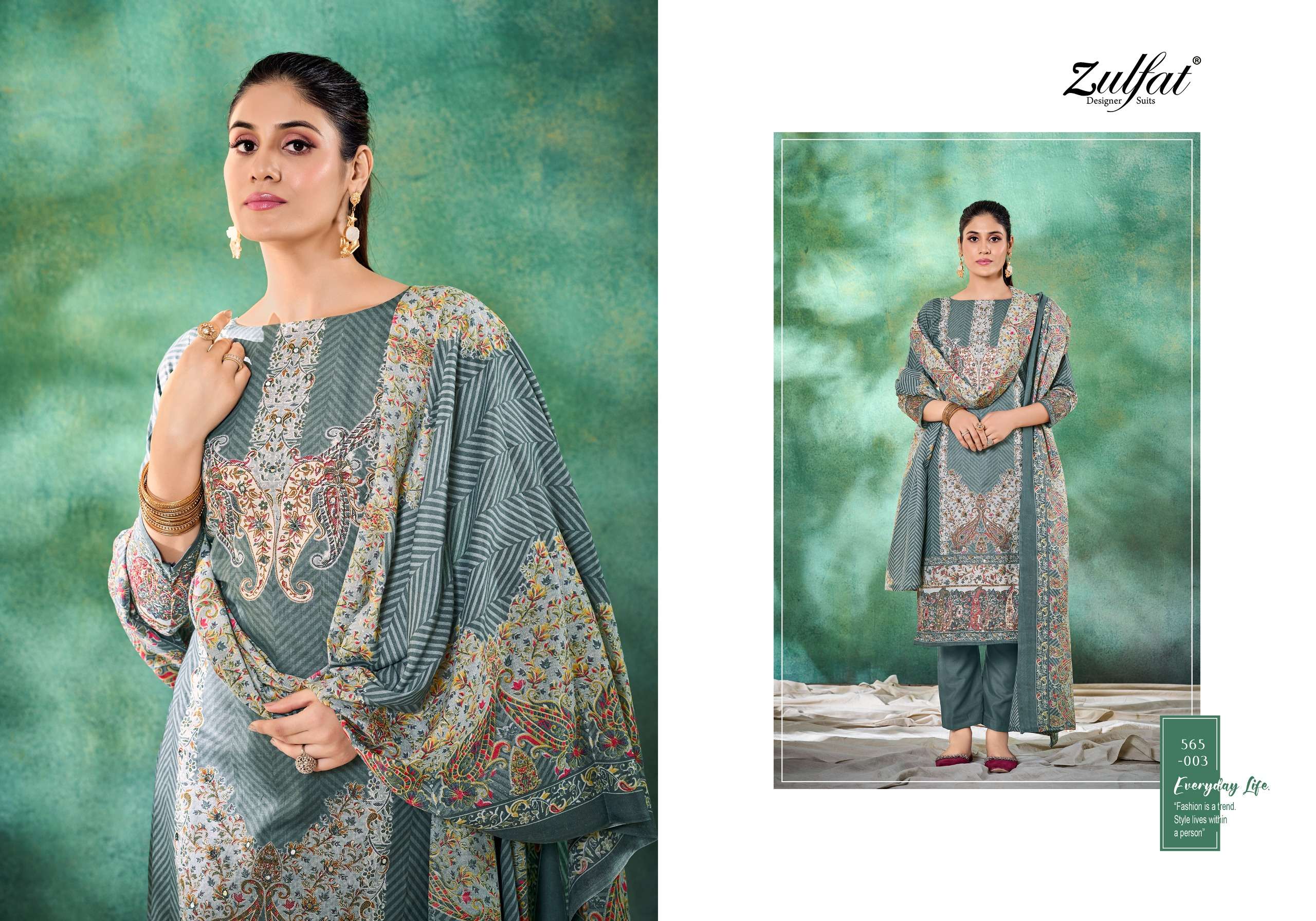 ZULFAT DESIGNER SUITS TANIA VOL 3 