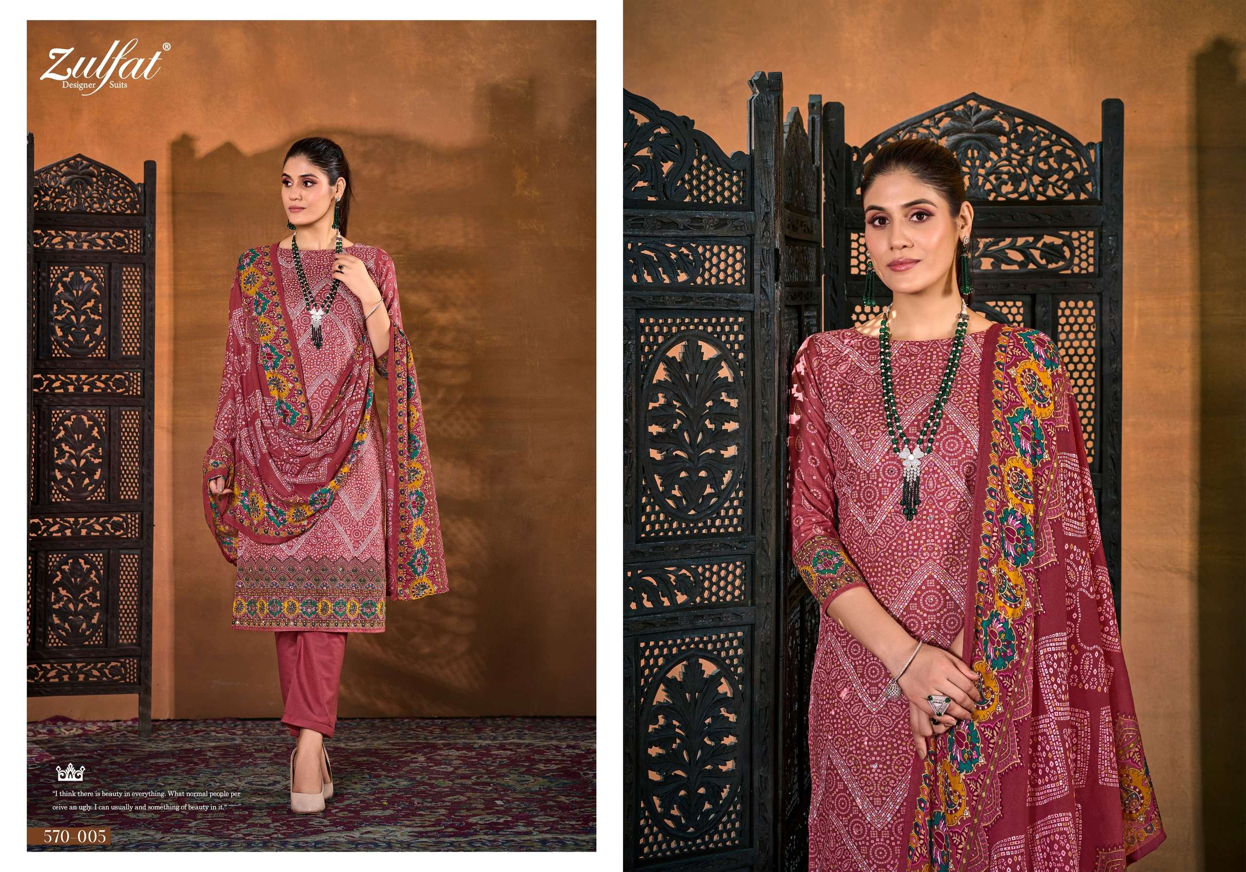 ZULFAT DESIGNER SUITS TANIA VOL 4 