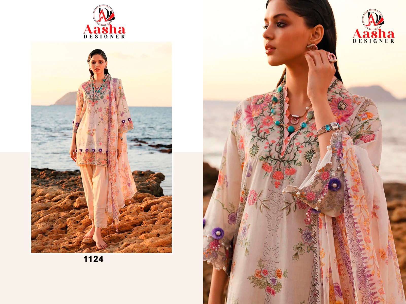 AASHA DESIGNER D NO 1124