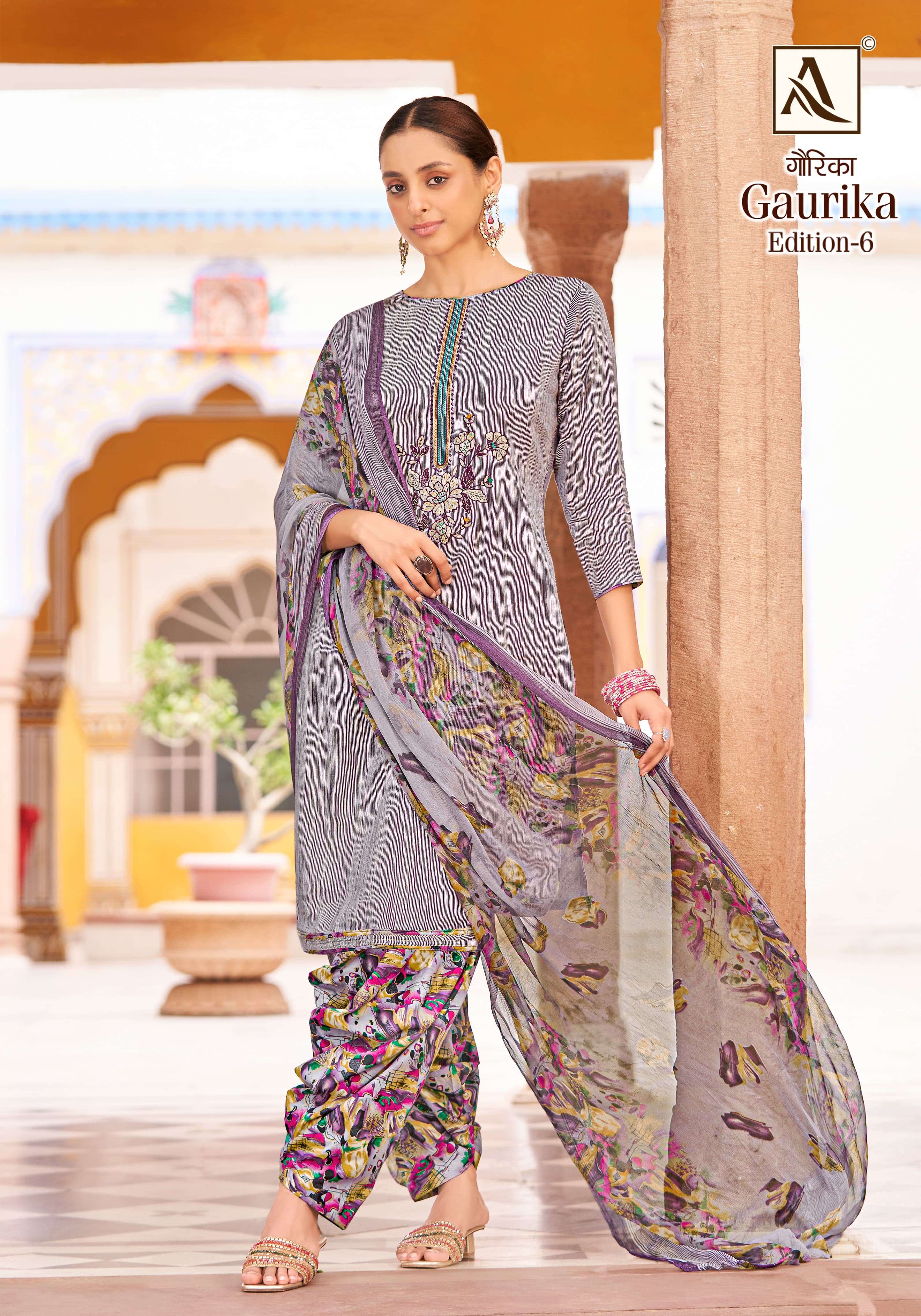 ALOK SUITS GAURIKA EDITION 6