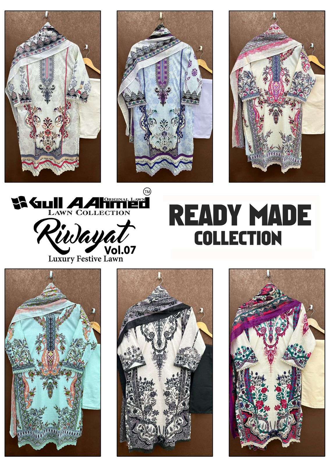 GULL AAHMED RIWAYAT VOL 7 READY MADE COLLECTION 