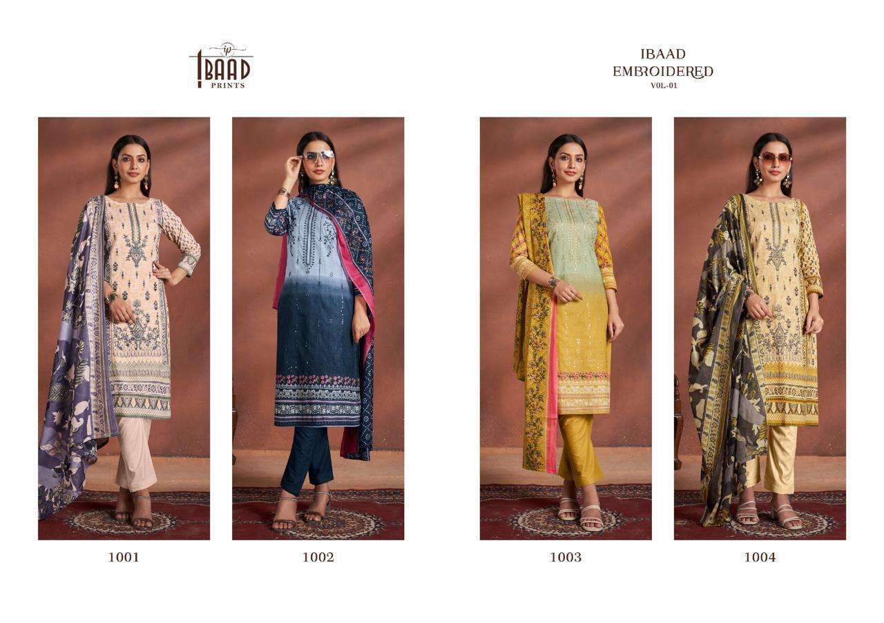 IBAAD PRINTS IBAAD EMBROIDERED VOL 1