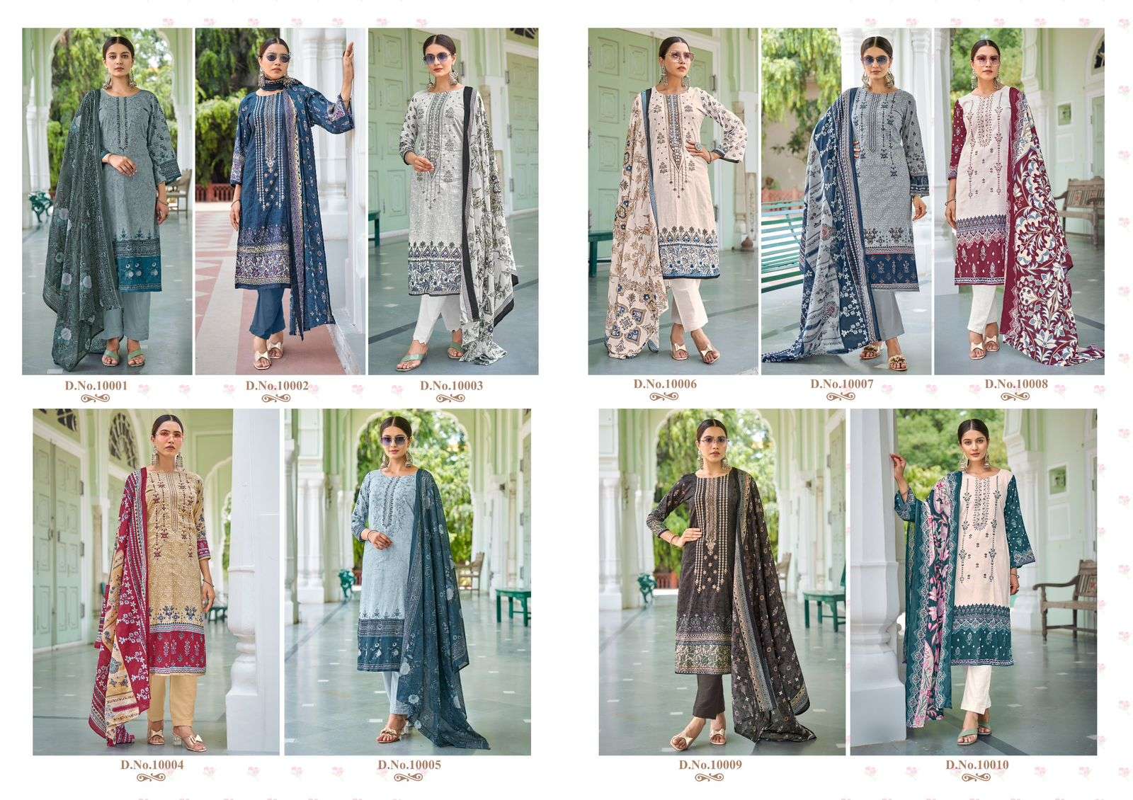 ISHAAL PRINTS EMBROIDERED VOL 10