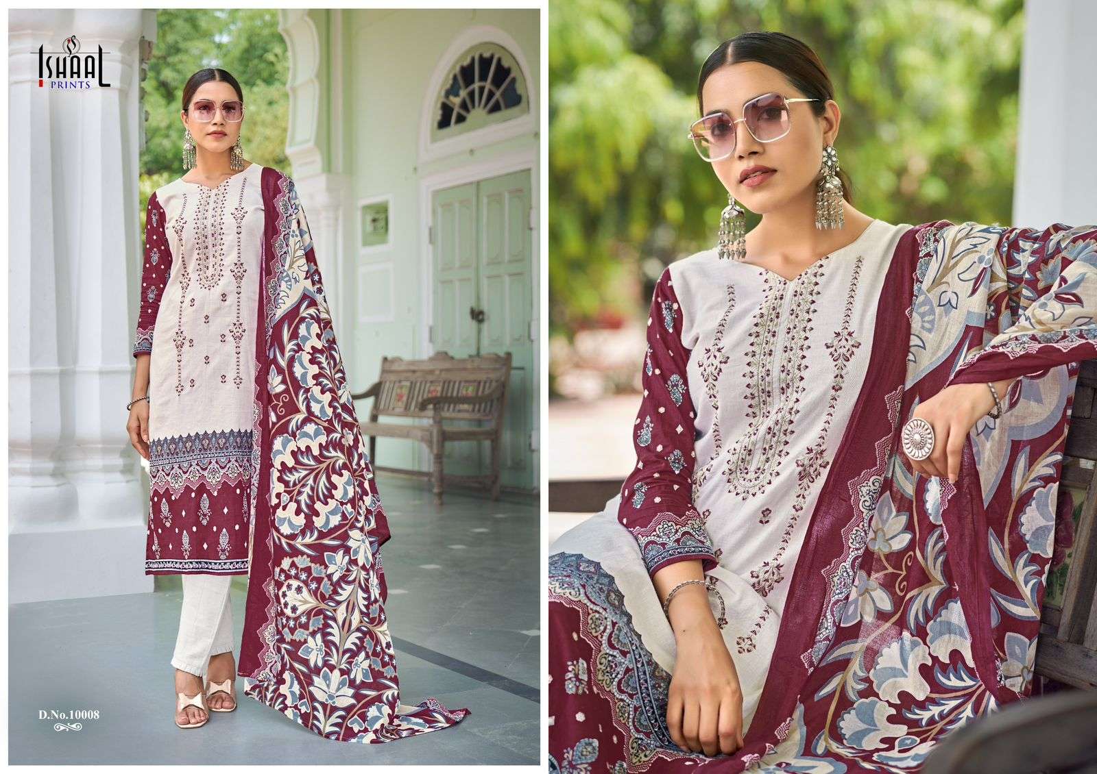 ISHAAL PRINTS EMBROIDERED VOL 10