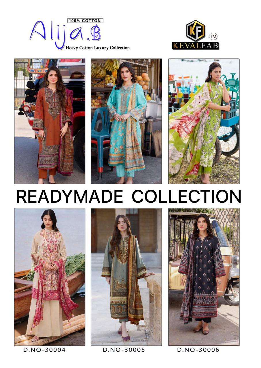 KEVAL FAB  ALIJA B VOL 30 READY MADE COLLECTION