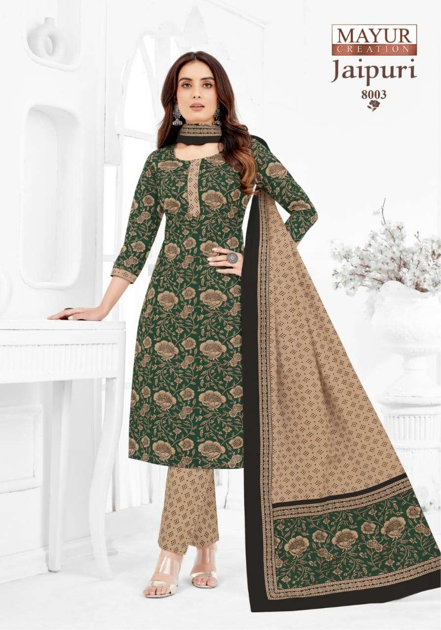 MAYUR CREATION JAIPURI VOL 8 STITCH COLLECTION