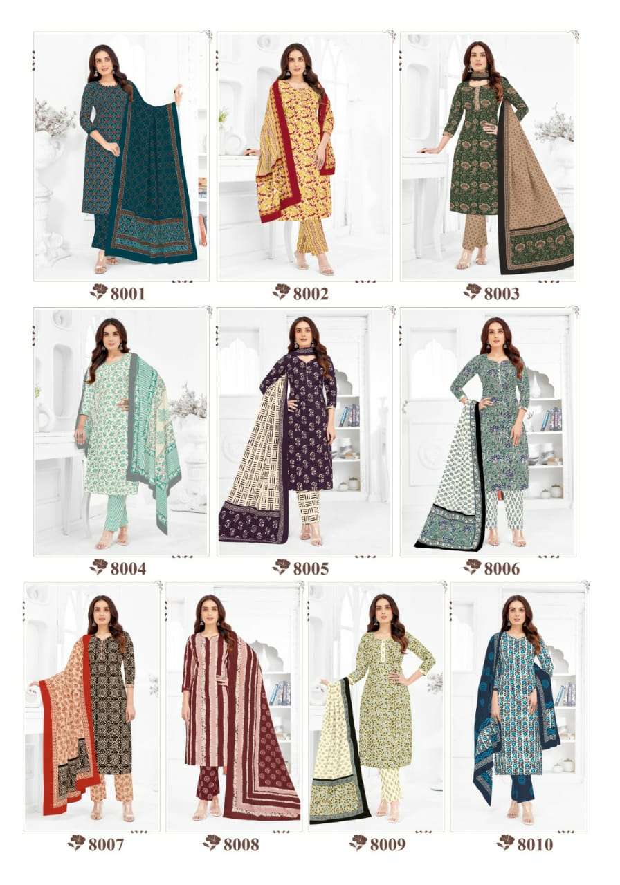 MAYUR CREATION JAIPURI VOL 8 STITCH COLLECTION