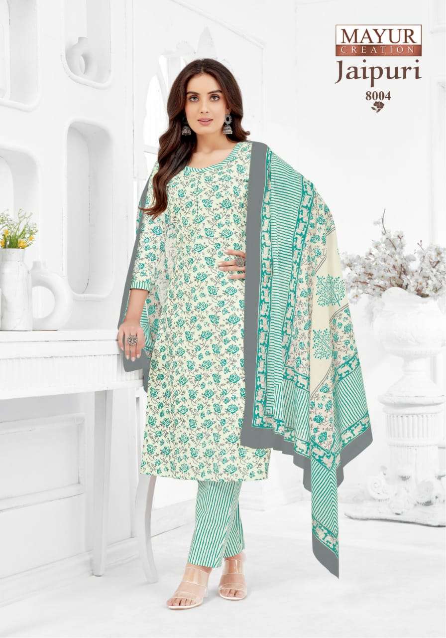 MAYUR CREATION JAIPURI VOL 8 STITCH COLLECTION