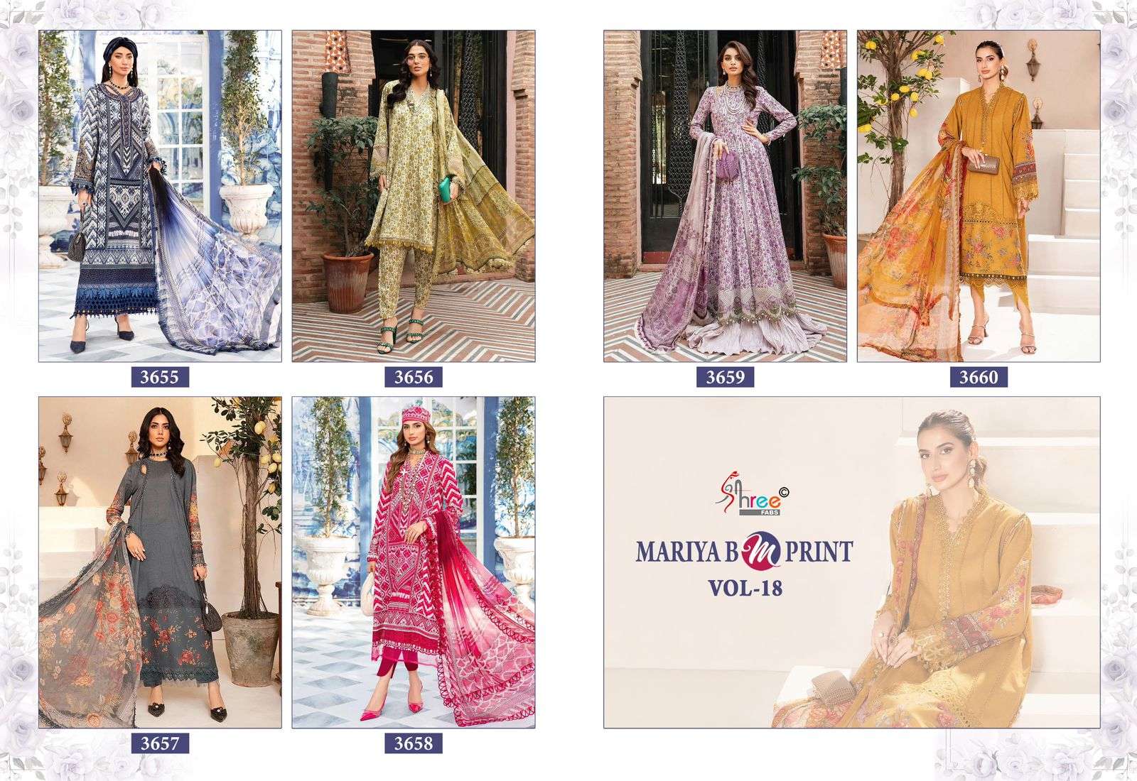 SHREE FABS MARIYA B M PRINT VOL 18