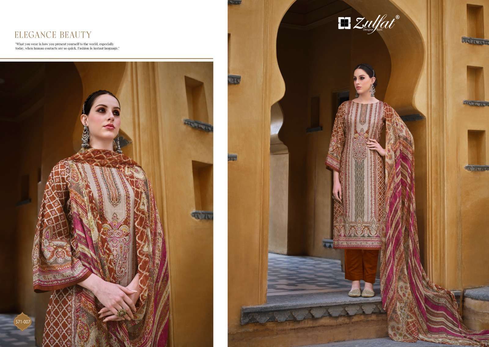 ZULFAT DESIGNER SUITS SAIMA