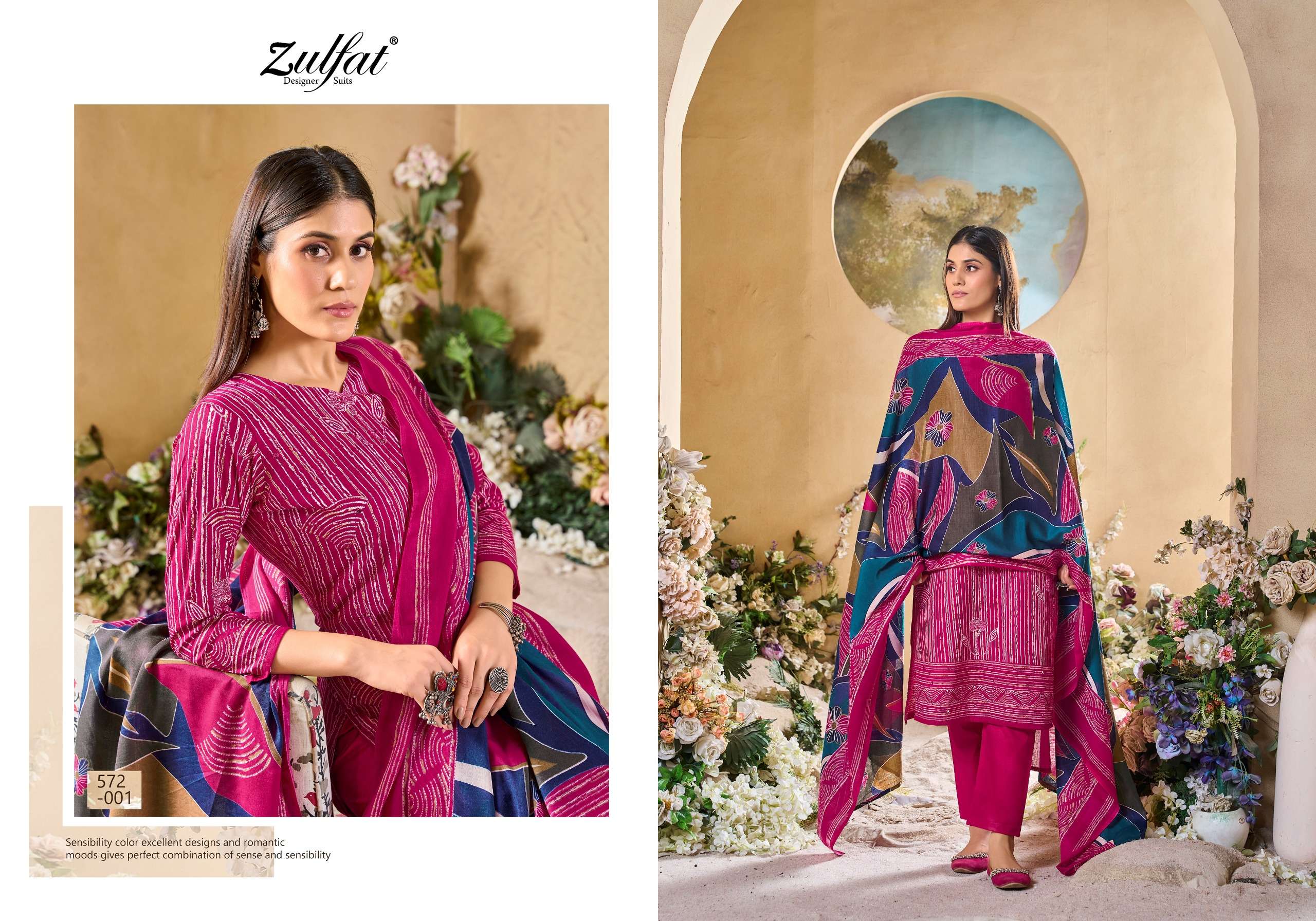 ZULFAT DESIGNER SUITS TANIA VOL 5