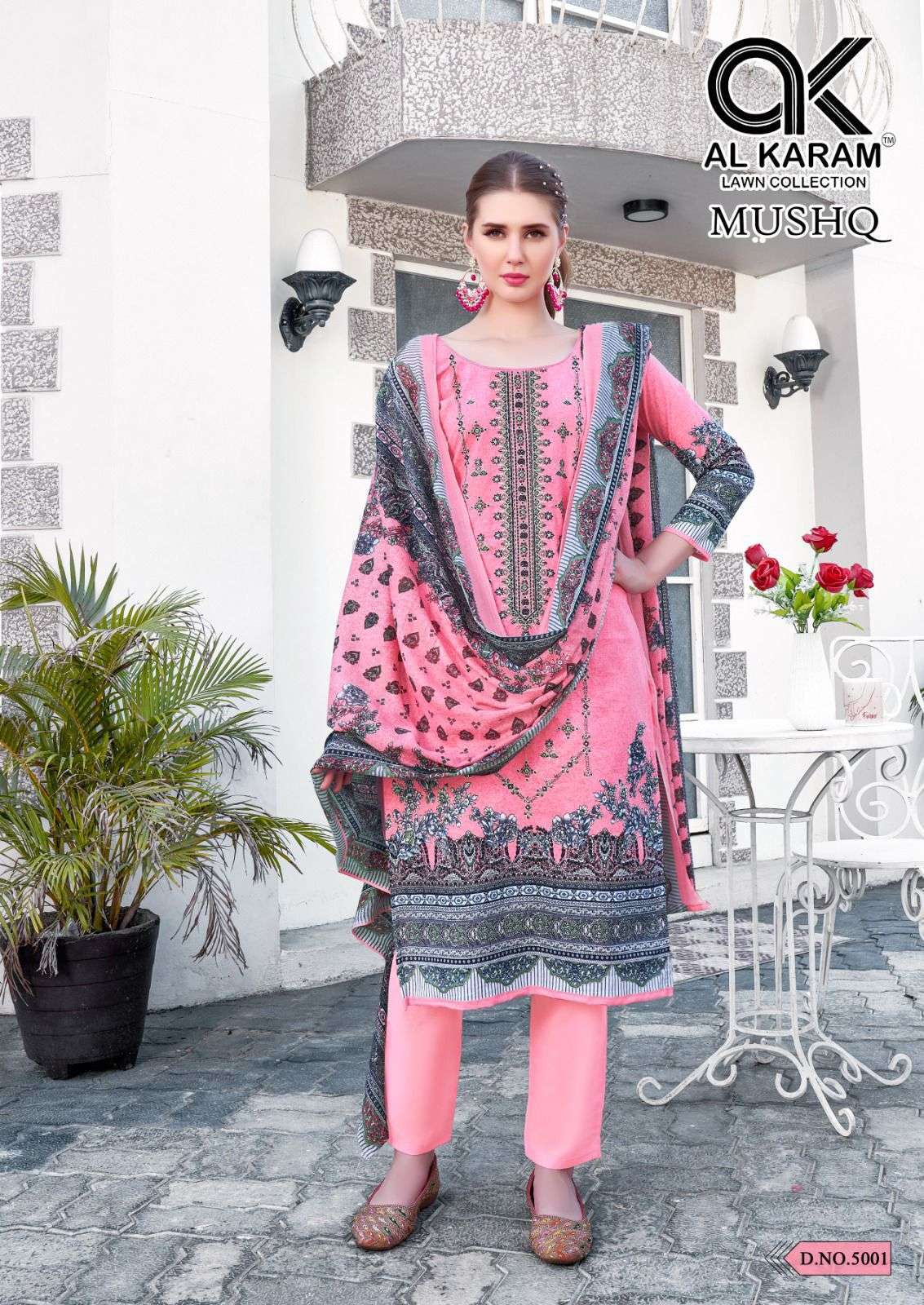 AL KARAM MUSHQ COTTON DUPATTA VOL 5 