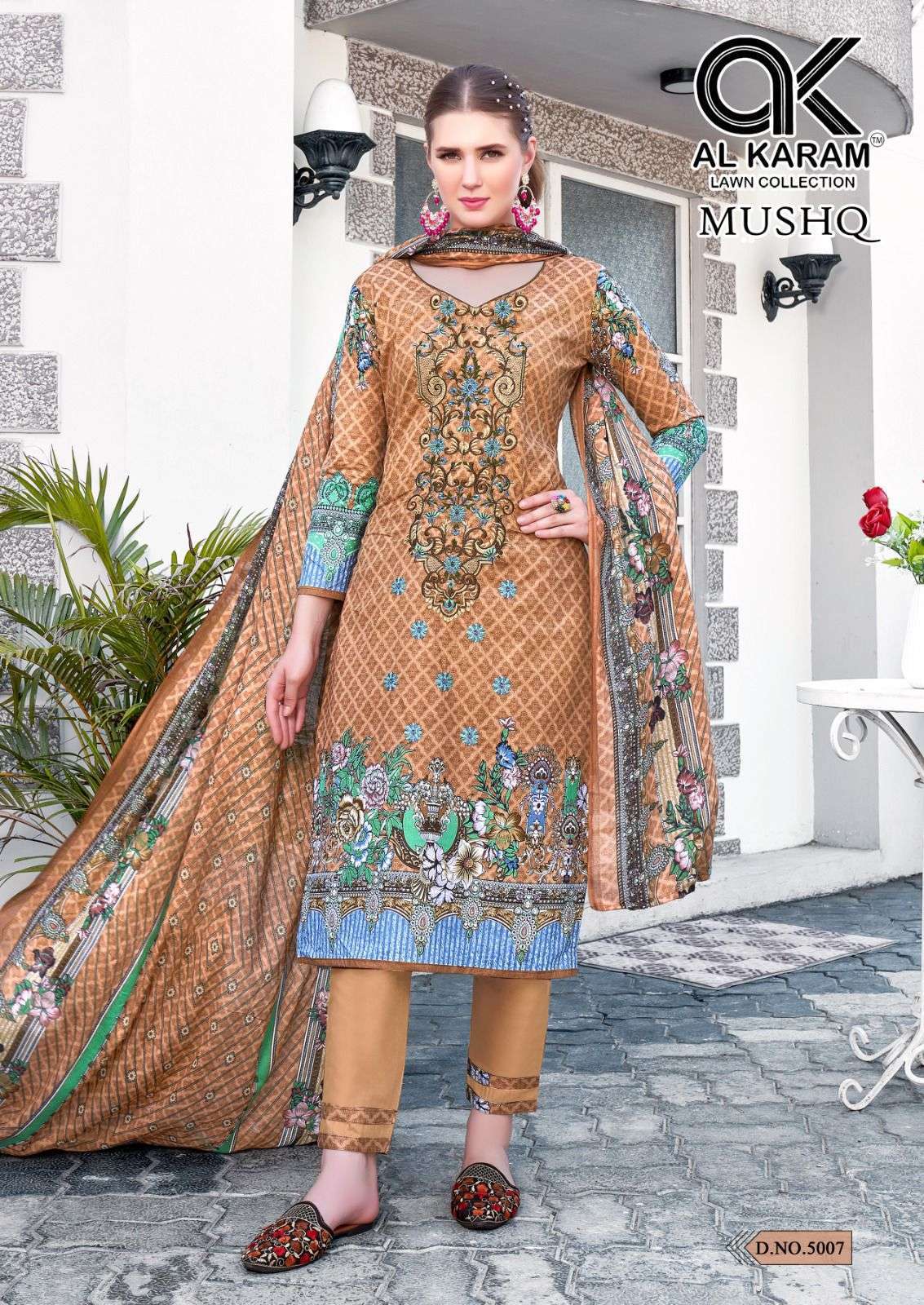 AL KARAM MUSHQ COTTON DUPATTA VOL 5 