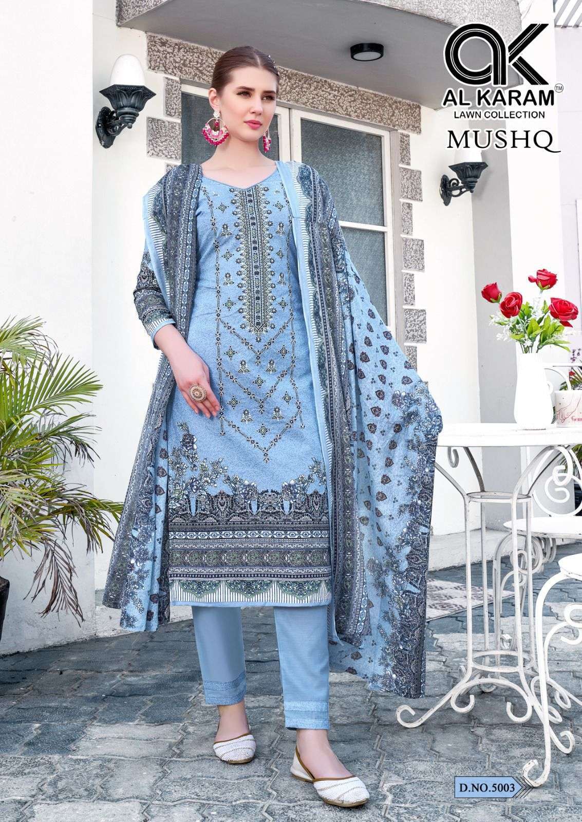 AL KARAM MUSHQ COTTON DUPATTA VOL 5 