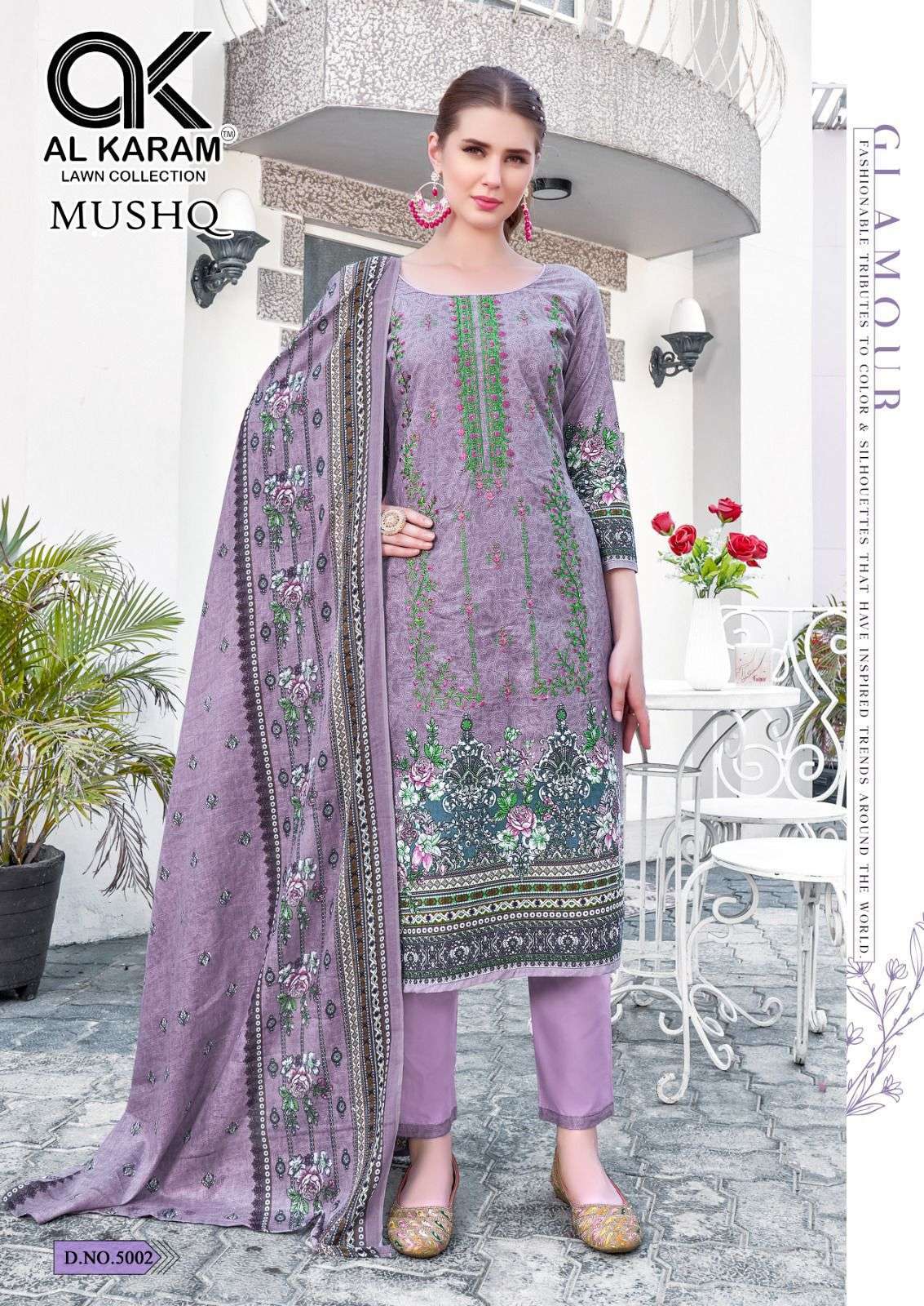 AL KARAM MUSHQ COTTON DUPATTA VOL 5 