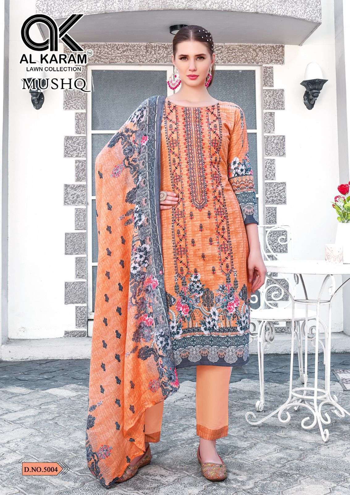 AL KARAM MUSHQ COTTON DUPATTA VOL 5 