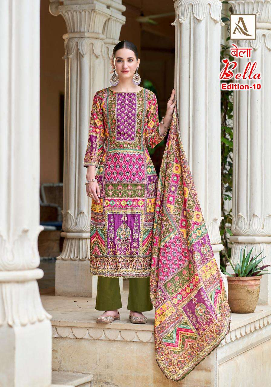 ALOK SUITS BELLA VOL 10 