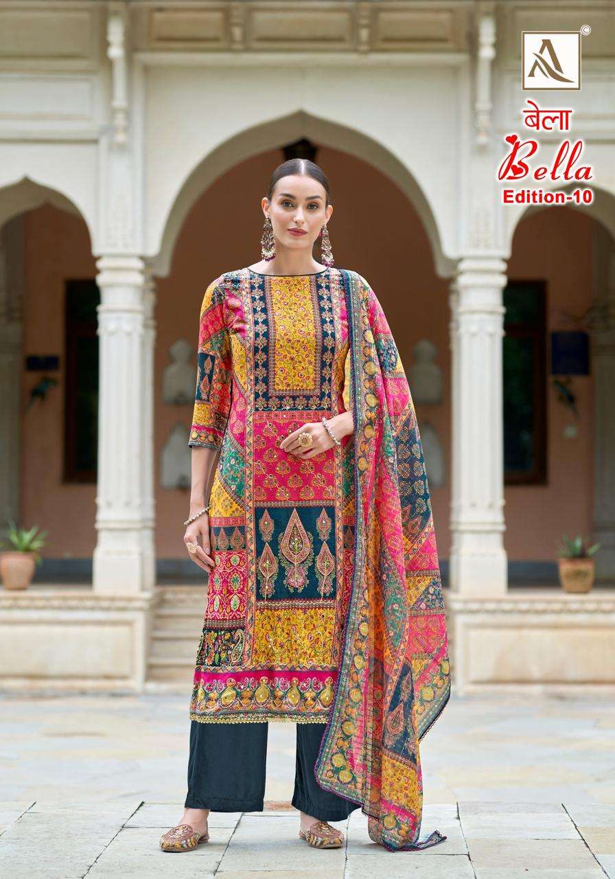 ALOK SUITS BELLA VOL 10 