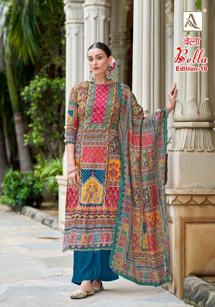 ALOK SUITS BELLA VOL 10 