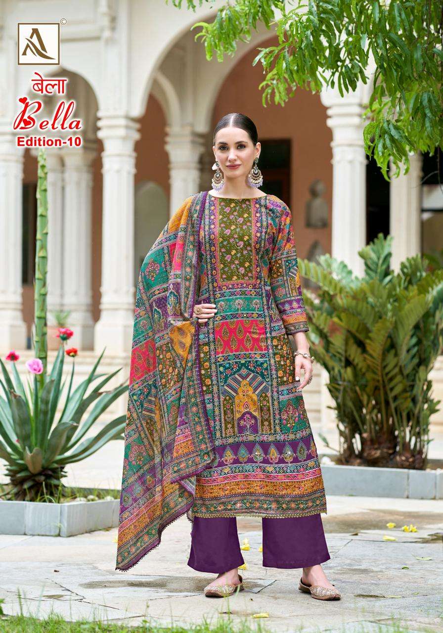 ALOK SUITS BELLA VOL 10 