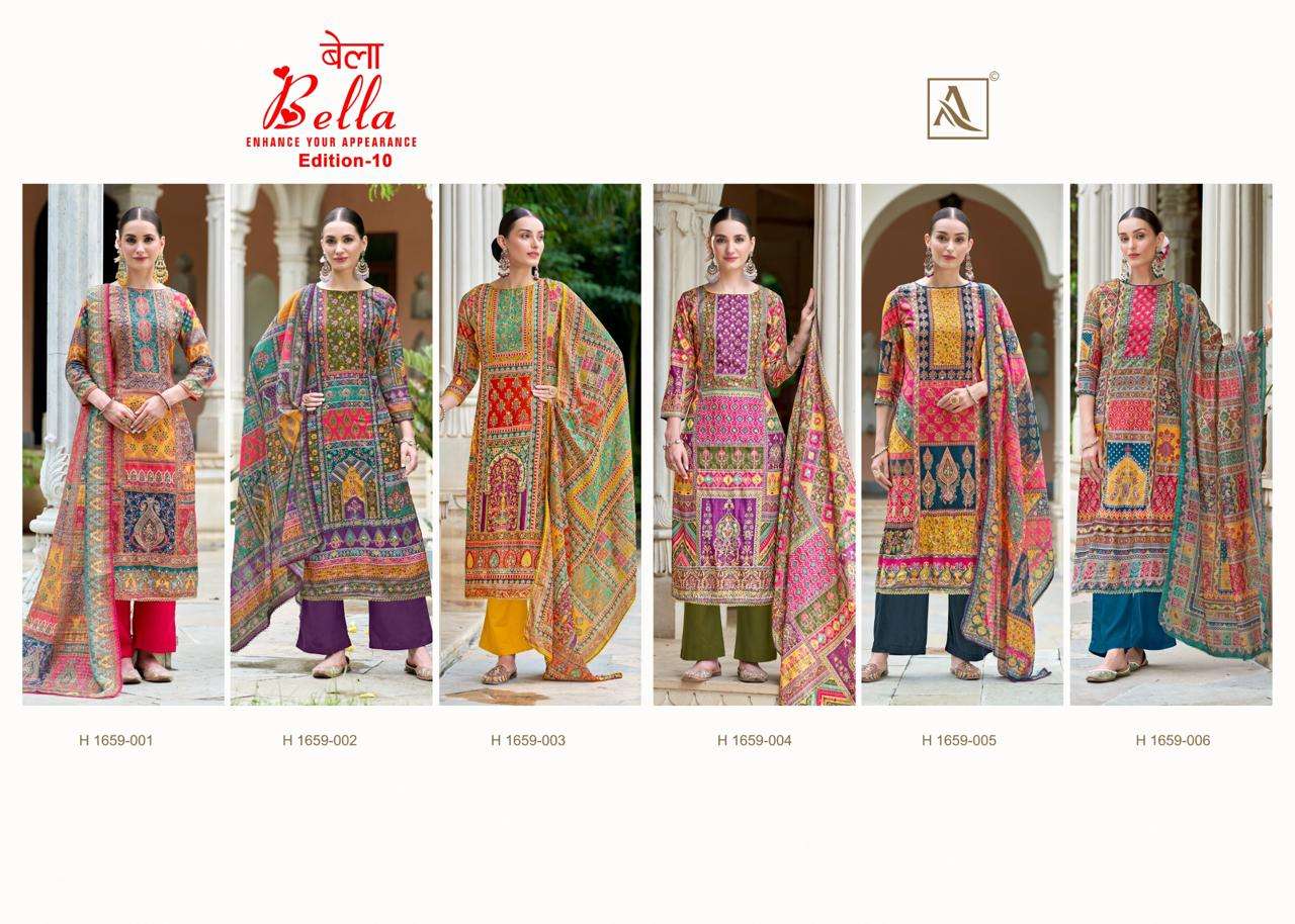 ALOK SUITS BELLA VOL 10 