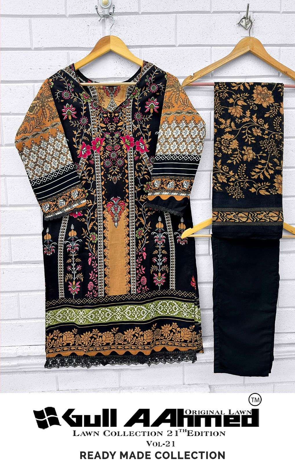 GULL AAHMED LAWN COLLECTION VOL 21 READY MADE COLLECTION