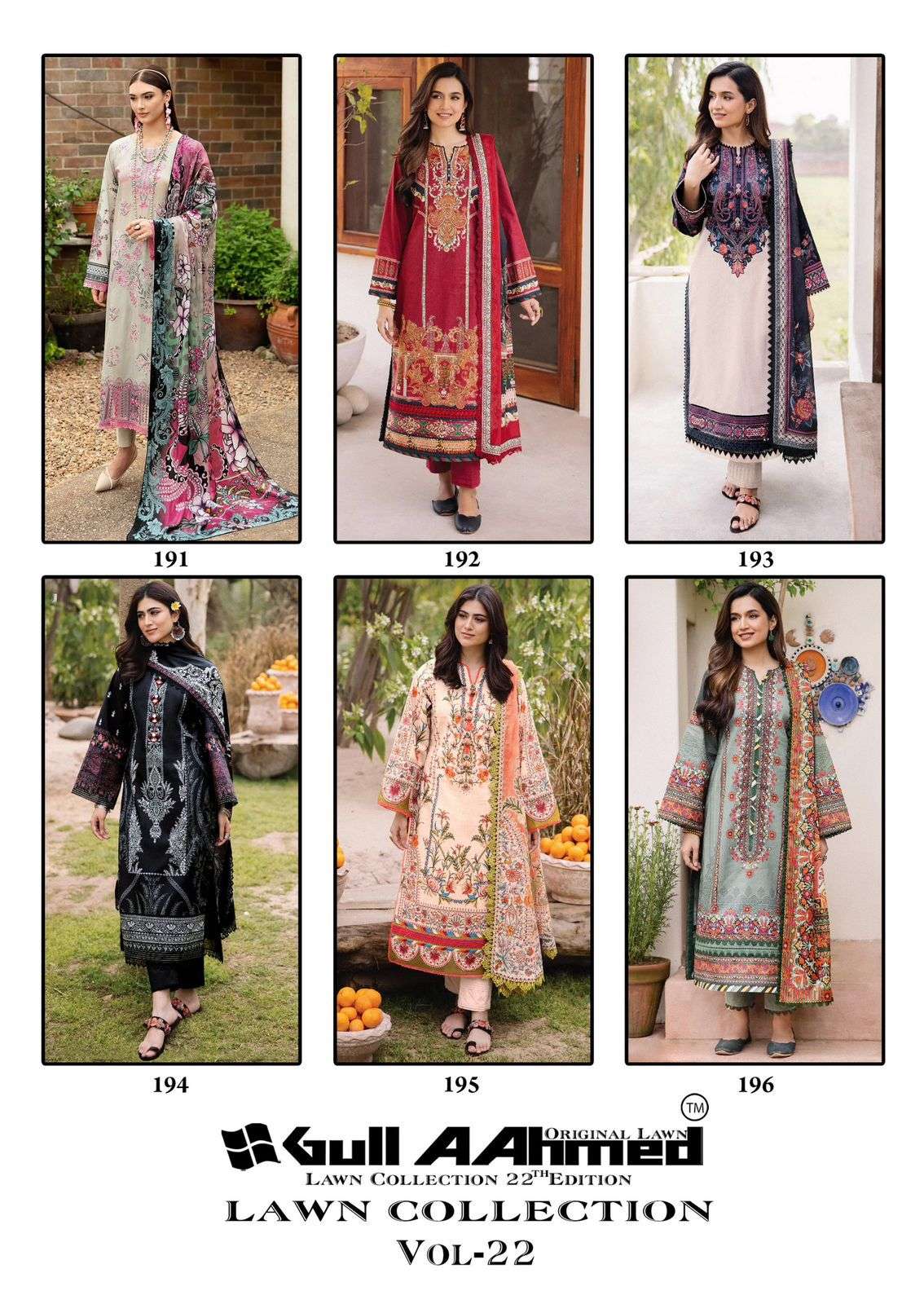 GULL AAHMED LAWN COLLECTION VOL 22 