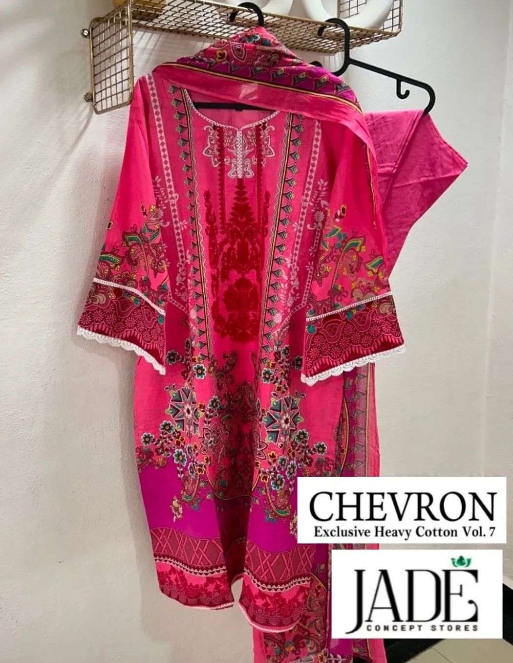 JADE CHEVRON EXCLUSIVE HEAVY COTTON VOL 7 READY MADE COLLECTION