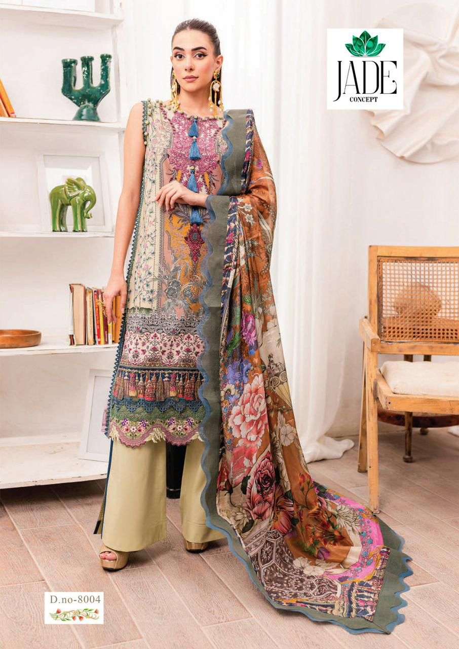 JADE CRIMSON EXCLUSIVE HEAVY LAWN COLLECTION VOL 8 READY MADE COLLECTION