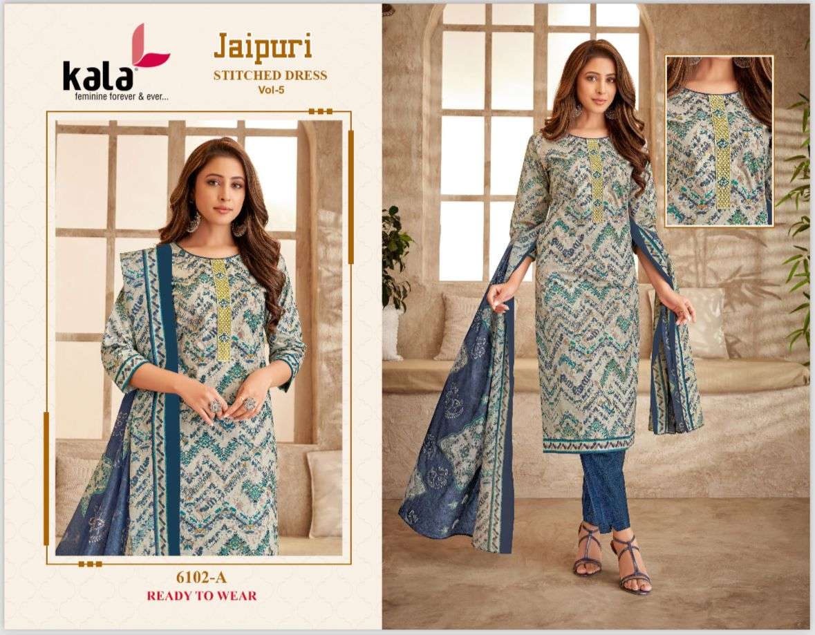 KALA FASHION JAIPURI VOL 5 READY MADE COLLECTION