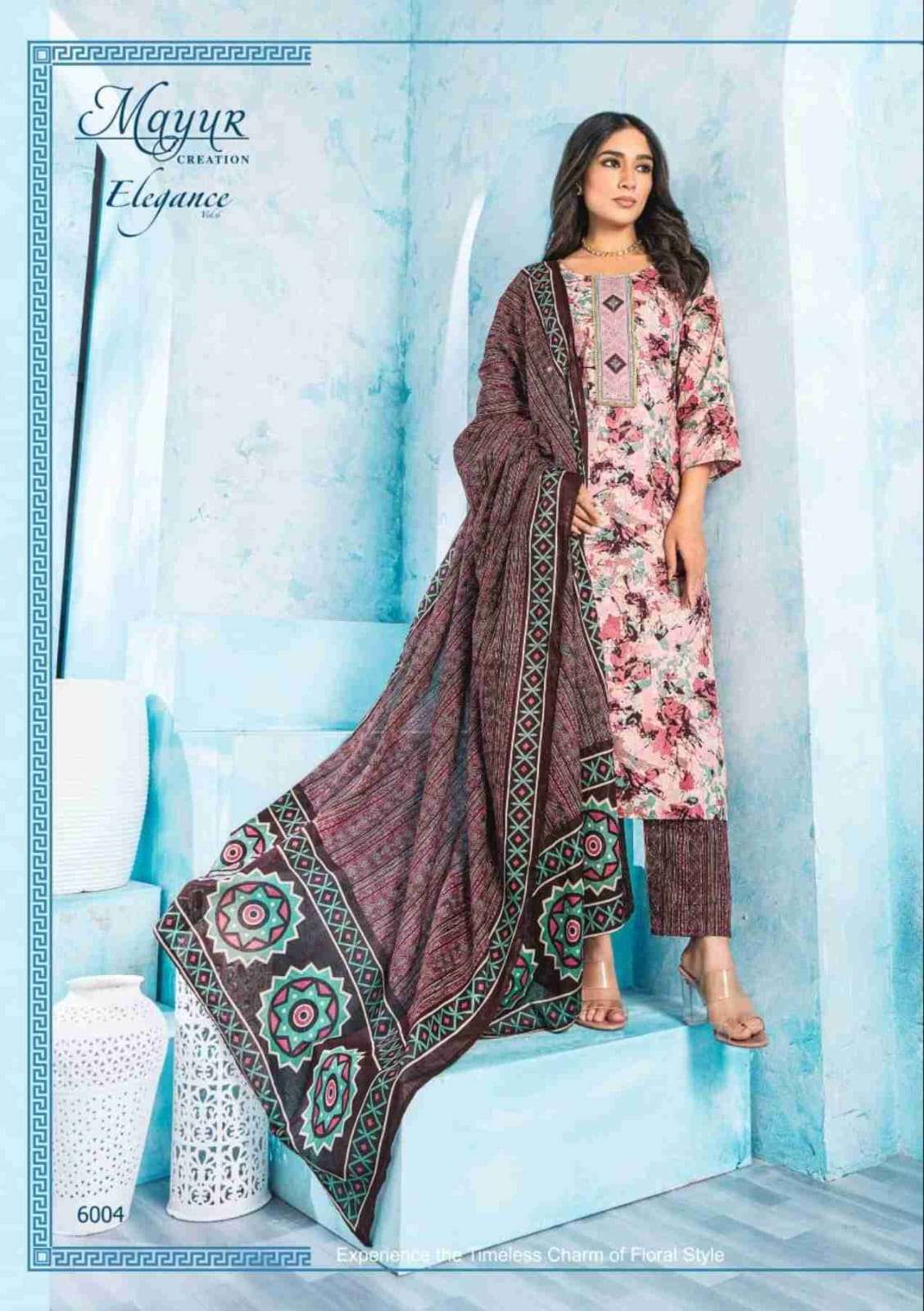 MAYUR CREATION ELEGANCE VOL 6 STITCHED COLLECTION	