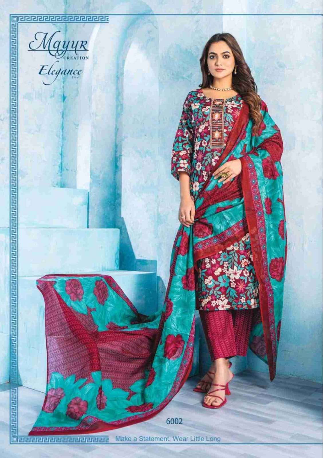 MAYUR CREATION ELEGANCE VOL 6 STITCHED COLLECTION	