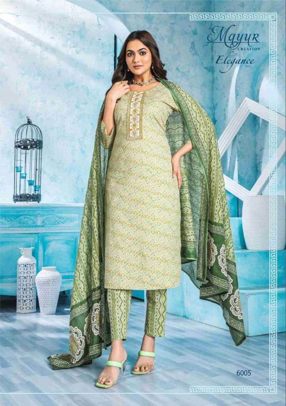 MAYUR CREATION ELEGANCE VOL 6 STITCHED COLLECTION	